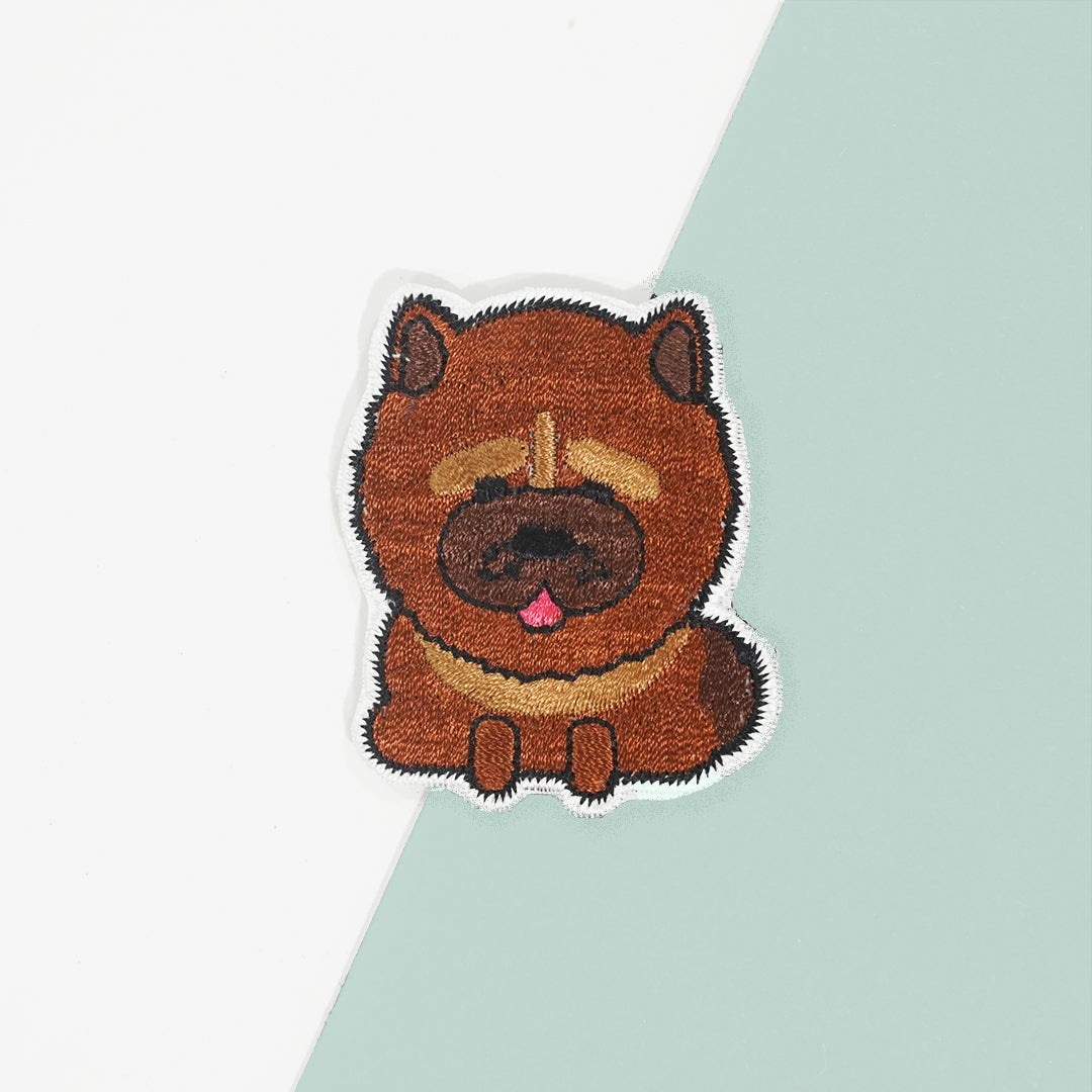 Chow Chow Iron On Patch