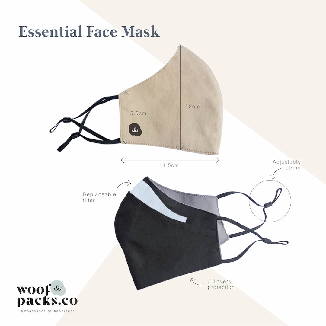 Essential Fabric Face Mask Bundle
